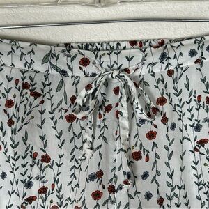 Rachel Zoe Women’s Sz S cotton pajama shorts with pockets bloomers Cottagecore